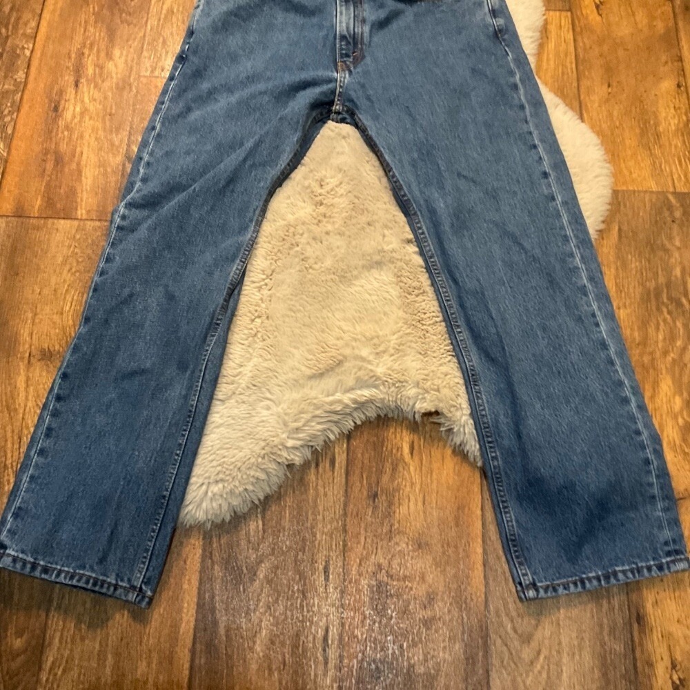 Levi's 505 Men's 34x30 Blue Denim Jeans‎ Medium Wash Measure 32x29 - Picture 6 of 11